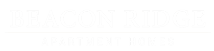 White Logo at Beacon Ridge Apartments, PRG Real Estate Management, Greenville