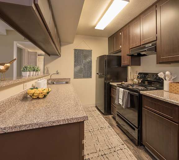 Model Kitchen at Pheasant Pointe Apartments, Sacramento, CA, 95833