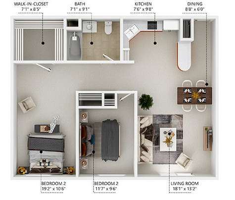 Floor Plan  Floor-Plan_B6 at Lake Shore Park, Ankeny, IA 50021