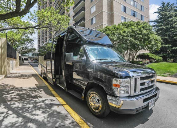 Skyline Towers apartments shuttle bus at 5599 Seminary Rd, Falls Church, VA 22041