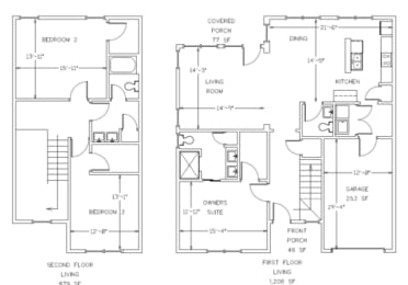 Floor Plan  NGS Townhome