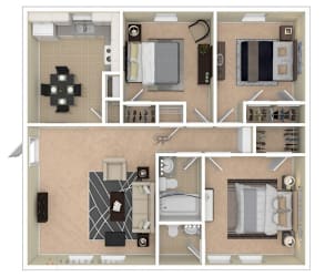 Floor Plan 3 Bedroom