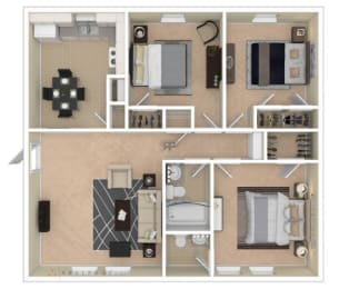 Floor Plan 3 Bedroom