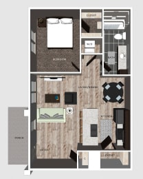 The Grant floor plan at The Villas at Falling Wates