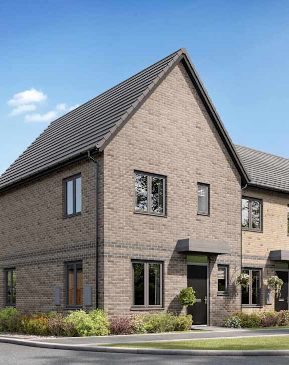 Exterior of Building at The Hawkings Apartments, Huntingdon, Cambridgeshire, PE28 4LT