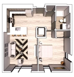 a plan and a floor plan of a house