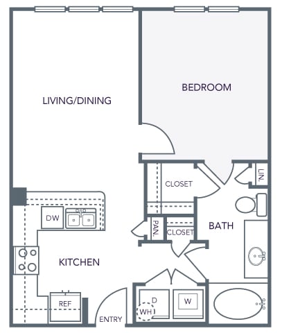 AVANT on Market Center - A1 - 1 bedroom and 1 bath