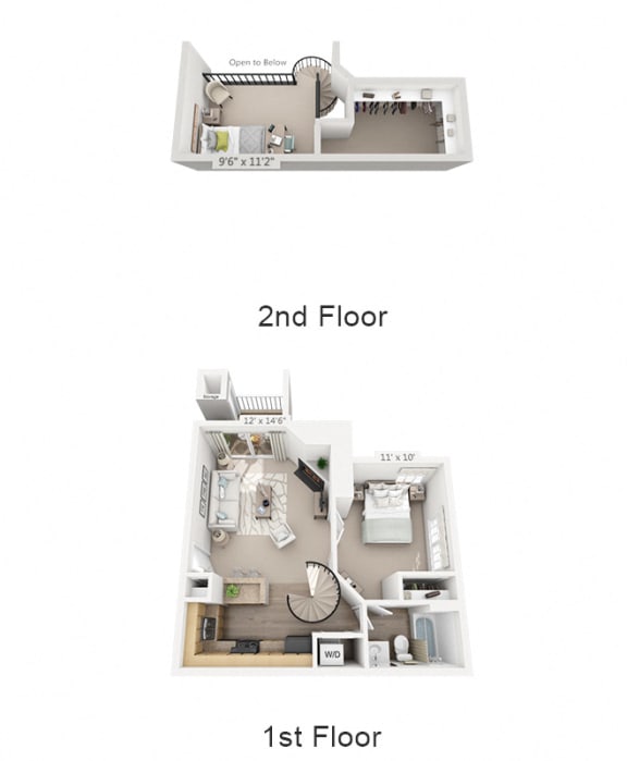  Floor Plan 1X1L-R