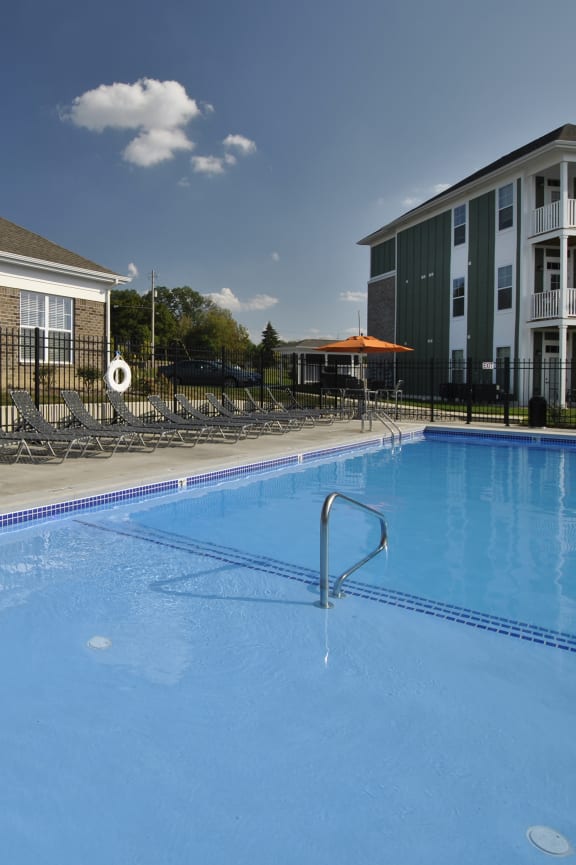 our apartments have a large pool for residents to enjoy