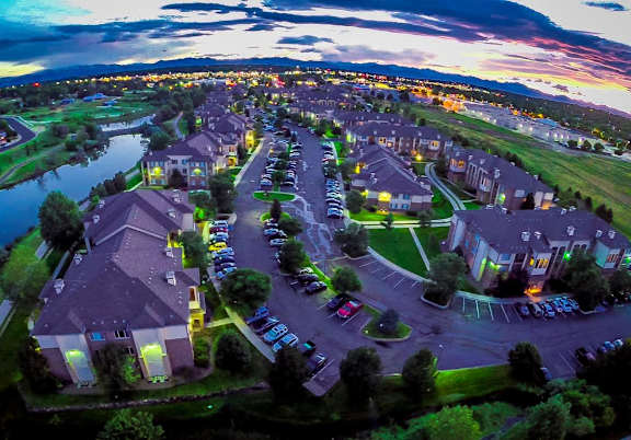 Aerial Lambertson Farms Apartment Homes