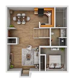 C1 Floor Plan at Creekstone Falls, Sioux Falls