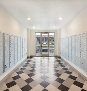Mailroom at Arcadia Apartments