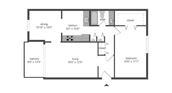 1 bedroom
