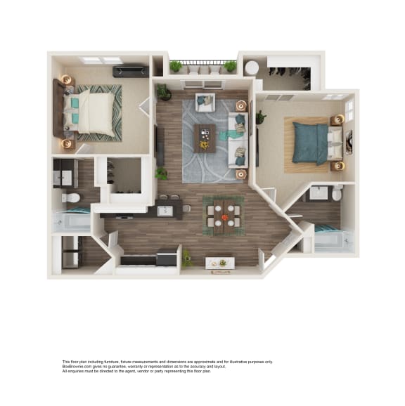 3 Bed 2 Bath Floor Plan | 984 Sq. Ft. at Element Deer Valley in AZ 85027