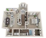 A2 Wayfarer Floor Plan at The Legends at Eagle Mountain Lake, Fort Worth, Texas