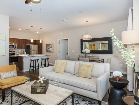 Living room at The Canyons at Linda Vista Trail, Oro Valley, AZ