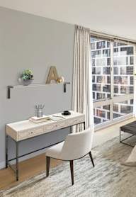 Contemporary Bedroom at MARC Apartments, New York