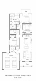  Floor Plan Cottage Homes - 3Bed/2Bath RANCH