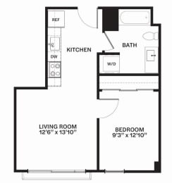 C7 Floor Plan at Corner 63, Seattle, Washington