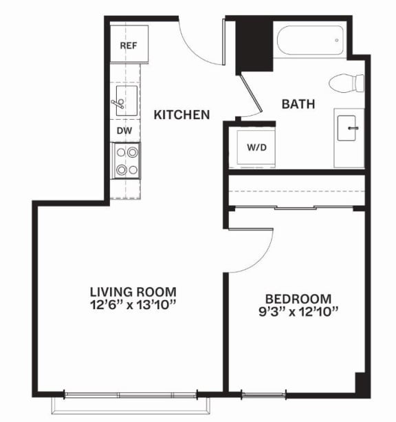 C7 Floor Plan C7 Floor Plan at Corner 63, Seattle, Washington
