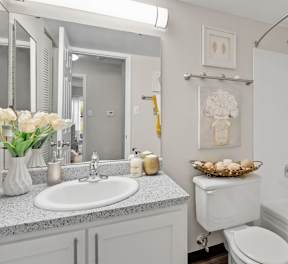 Bathroom with Modern Finishes