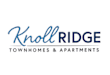 A logo for Knoll Ridge Townhomes & Apartments.