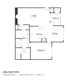  Floor Plan Arlington
