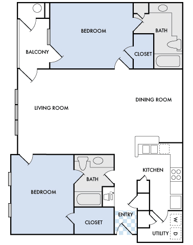 Island Park - B3 - 2 bedroom and 2 bath