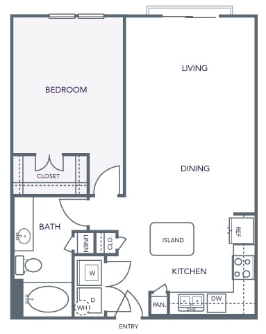 AVANT on Market Center - A6 - 1 bedroom and 1 bath