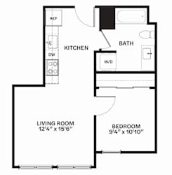 C13 Floor Plan at Corner 63, Seattle