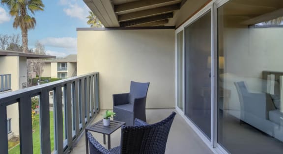 a balcony or terrace at homewood suites by hilton west palm beach