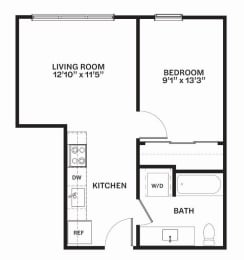 C5 Floor Plan at Corner 63, Washington 98115