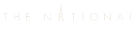 The National logo on a green background.