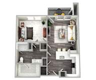 Grant Floor Plan at Emblem Alpharetta Apartments, Georgia