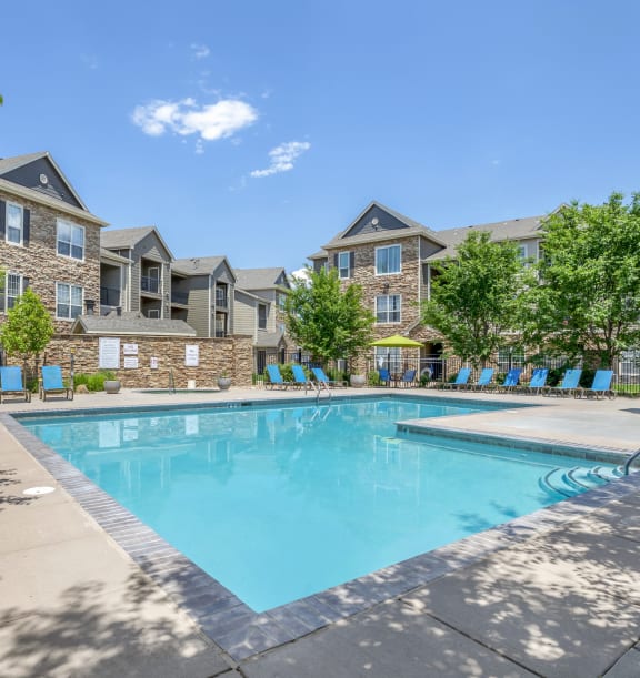 View of Pool at Trailside Apartments