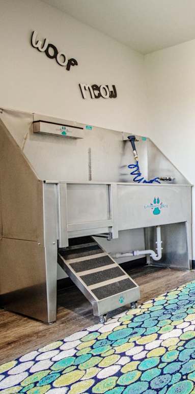 Pet wash station at Heights at Black Bear Apartments, Morgantown, WV