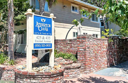 Elegant Entry Signage at Atherton Oaks, California, 94025