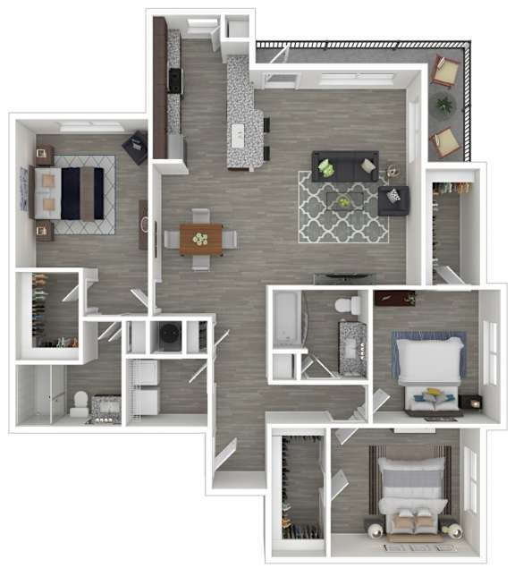 Westgreen Floor Plan at Caldwell, Houston