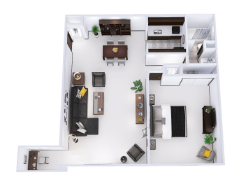 Alpine Court 1 bed, 1 bath in West Allis WI