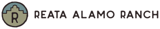 A logo with the letter R in a circle and the words Reata Alamo Ranch.