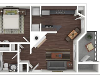 A1 3D floor plan