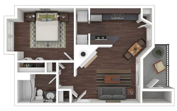 A1 3D floor plan
