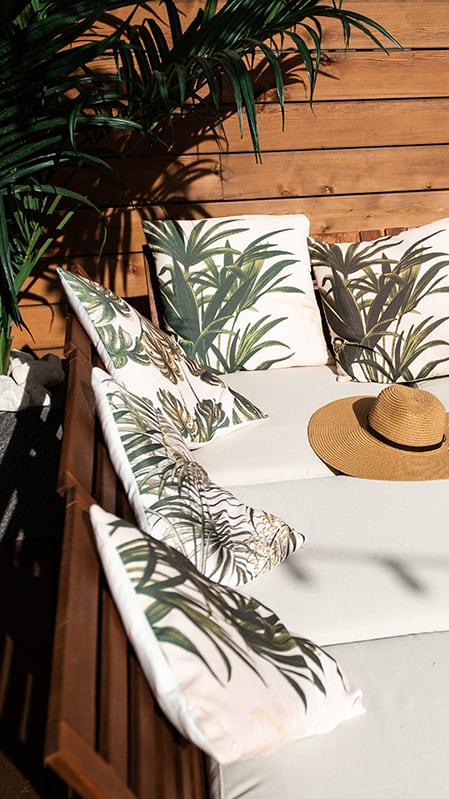 Lifestyle photo of lounge chair at the pool at Monterey Pointe, Homestead, FL