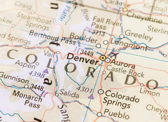 a closeup of a map and its surroundings