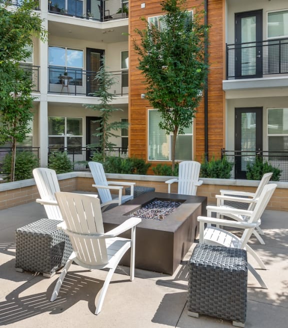 Outdoor Firepit at Arcadia Apartments