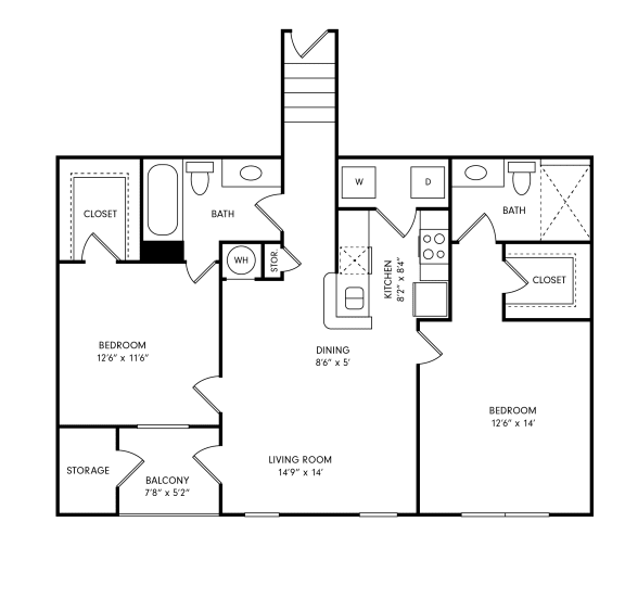 B1 Floor Plan at Sovereign at Overland Park, Overland Park Kansas
