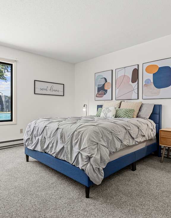 Spacious Bedroom at The Bosk Apartment Homes, Woodbury, Minnesota