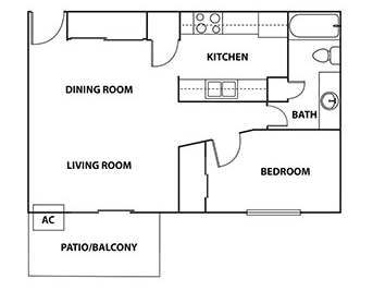 A3 Floor Plan at Autumn Park, Sioux Falls South Dakota