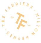 A logo with the text  at The Farriers Apartments, Milton Keynes, MK8 1LS