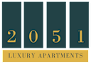 a composite image of two rectangles with numbers and the words luxury apartments